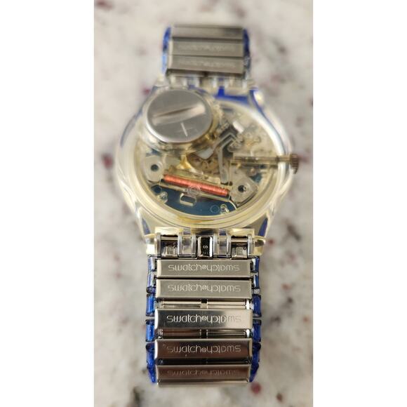 Swatch watch DROP GK708 1993 Standard Gents New old stock with case and battery - Picture 7 of 9